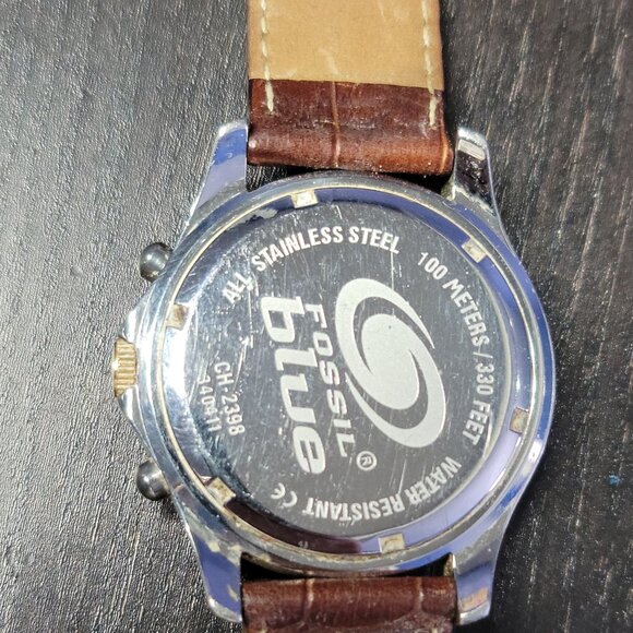 Fossil Blue Speedway Men's Chronograph Watch Stainless Steel CH-2389 - Picture 4 of 4